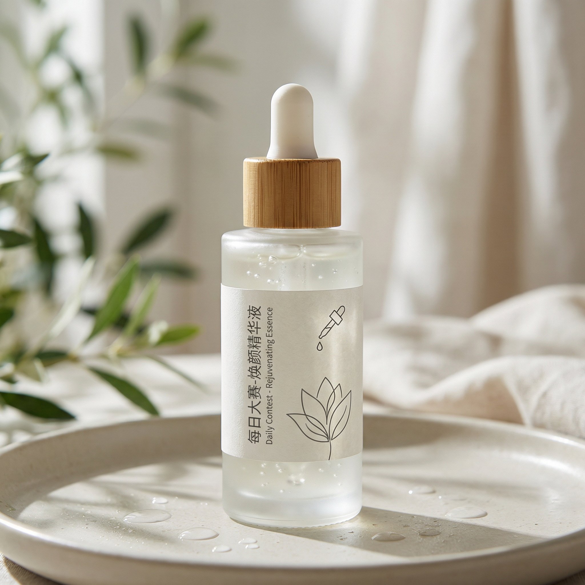 每日大赛品牌焕颜精华液视频教程